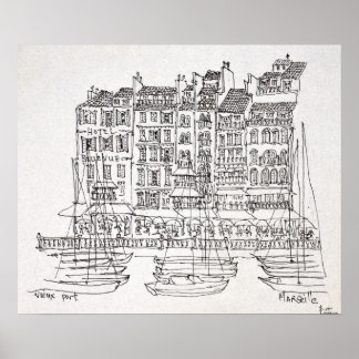 Boats Vieux-Port | Marseille, France Poster
