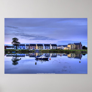 Boatyard Reflections Poster