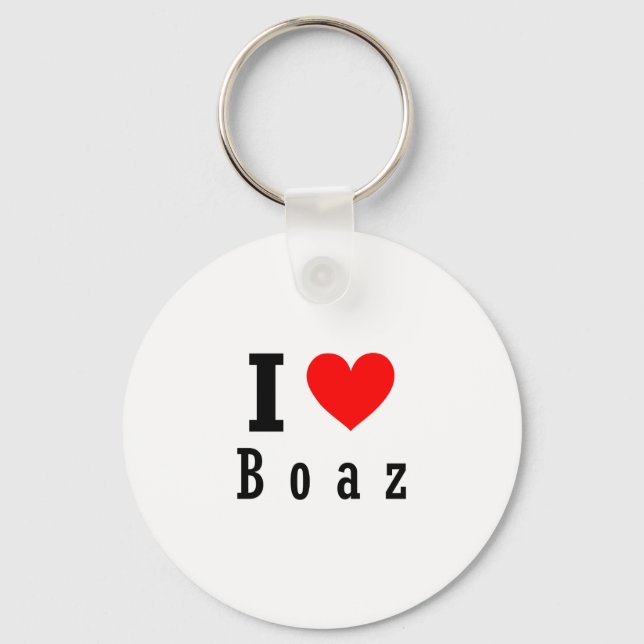 Boaz, Alabama City Design Key Ring (Front)