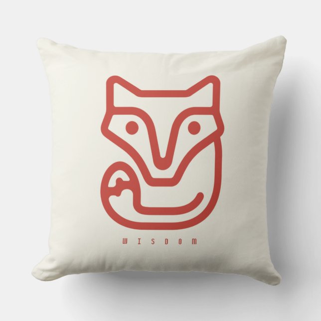 BOAZ Fox / Curiosity Icon Cushion (Front)