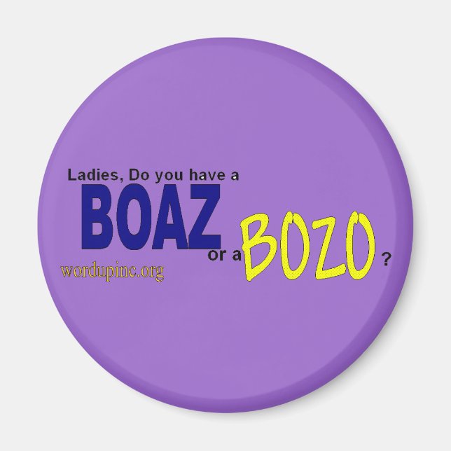 Boaz Magnet (Front)