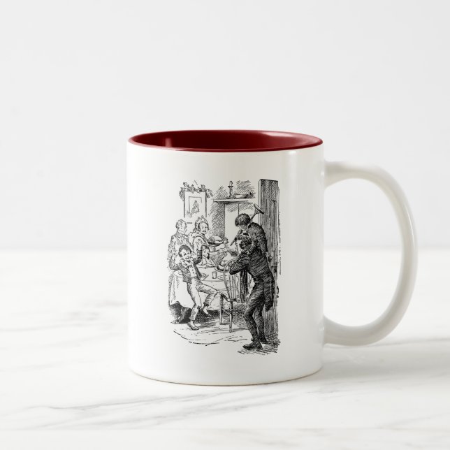 Bob and Tiny Tim Two-Tone Coffee Mug (Right)