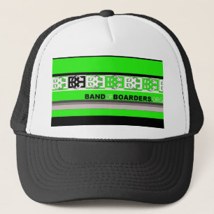 Bob band green trucker hat