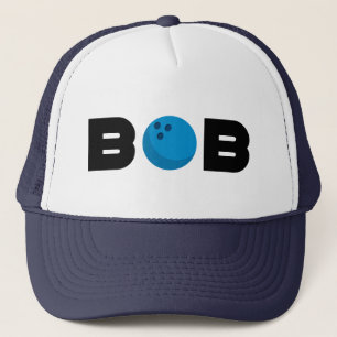 Bob bowling trucker hat