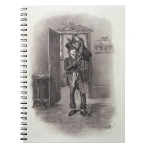 Bob Cratchit and Tiny Tim, from 'Charles Dickens: Spiral Notebook