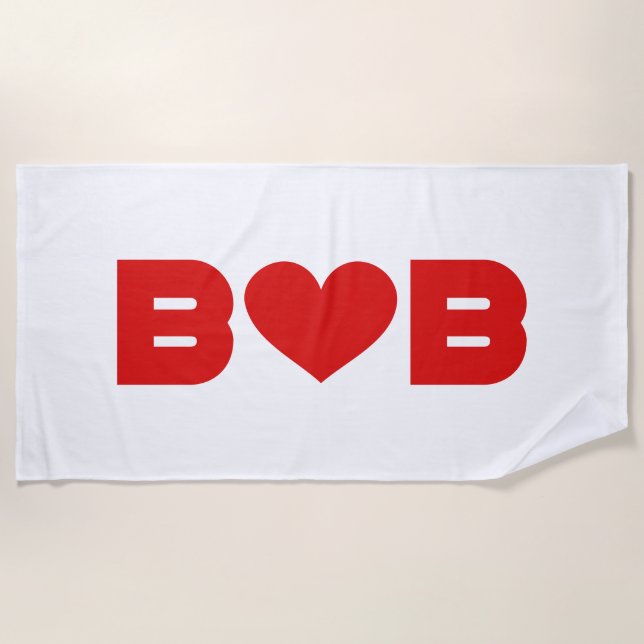 Bob Love Beach Towel (Front)