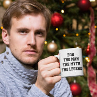 Bob: Man, Myth, Legend, black Text