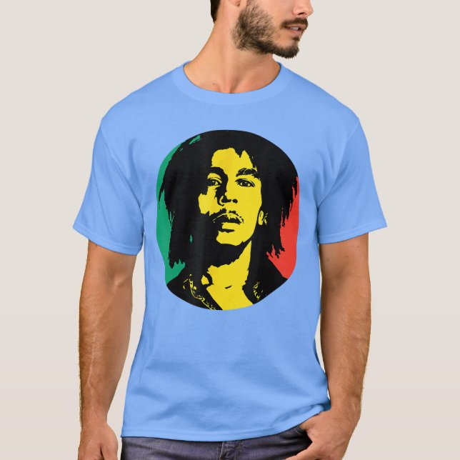 Bob Marley Rasta Circle gift boy T-Shirt (Front)