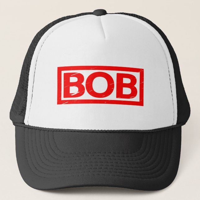 Bob Stamp Trucker Hat (Front)