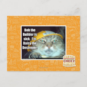 Bob the Builder is sick Postcard