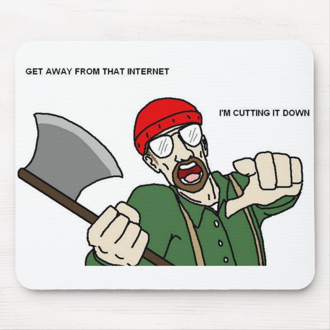 bob the lumberjack chandler mousemat (Front)