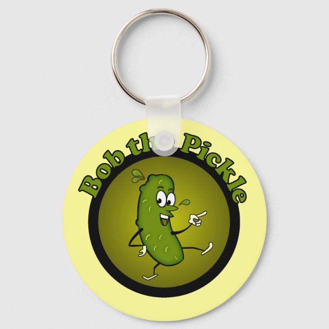 Bob the Pickle Keychain (Front)