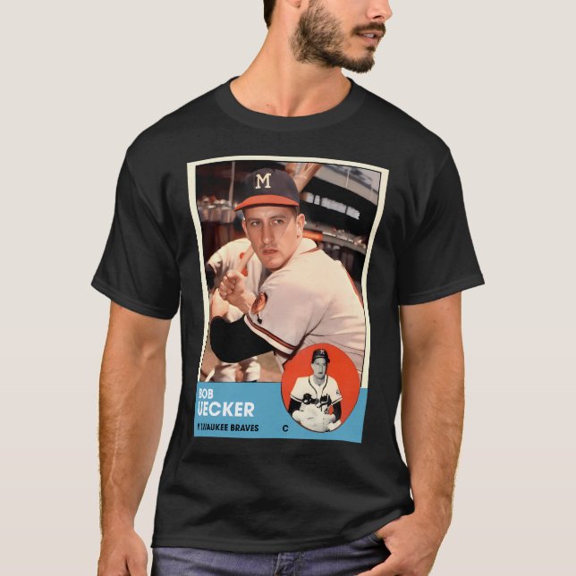 Bob Uecker Milwaukee Baseball Card T-Shirt (Front)