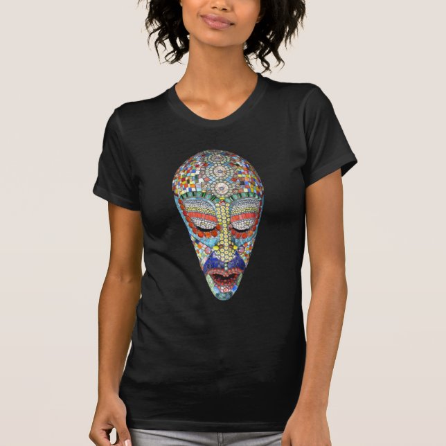 Bob, Why the Long Face? Mosaic Mask T-Shirt (Front)