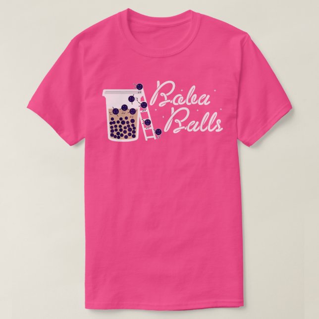 Boba Balls Bubble Tea Premium  T-Shirt (Design Front)