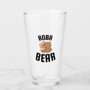 Boba bear glass