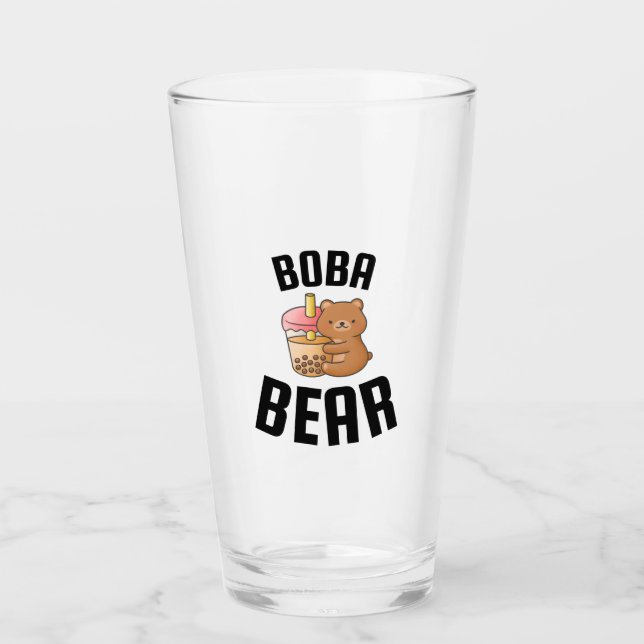 Boba bear glass (Front)