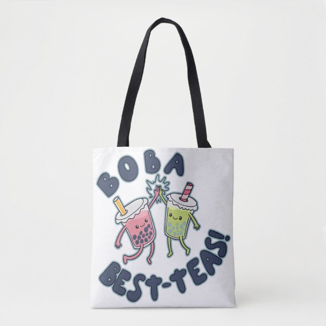 Boba Best-Teas! Tote Bag (Front)