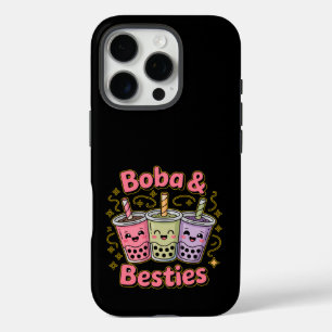 BOBA & Besties Vibes – Perfect for Boba Tea Lovers iPhone 16 Pro Case