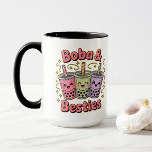 BOBA & Besties Vibes – Perfect for Boba Tea Lovers Mug