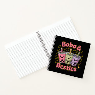 BOBA & Besties Vibes – Perfect for Boba Tea Lovers Notebook