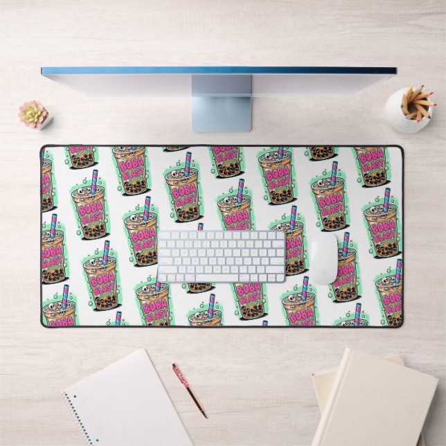 Boba Blast – Sip or Die! Desk Mat (Office 1)