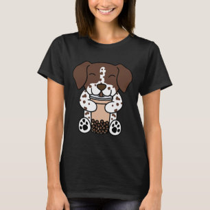 Boba Bubble Milk Tea German Shorthaired Pointer Do T-Shirt