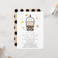 Boba Bubble Tea Gender-Neutral Baby Shower