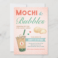 Boba Bubble Tea Ice Cream First Kids Birthday Kpop