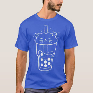 Boba Bubble Tea pearl Milk Trend Drink Bear Cup106 T-Shirt