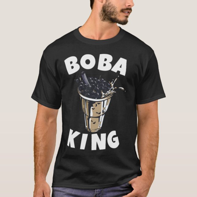 Boba Bubble Tea Sweet Drink brand funny  T-Shirt (Front)