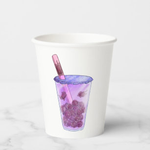 Boba Cats Paper Cups