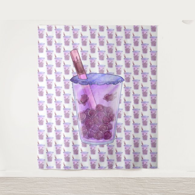 Boba Cats Tapestry (Front)