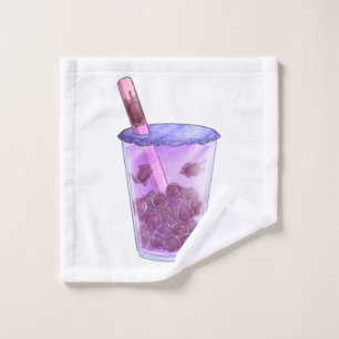 Boba Cats Wash Cloth