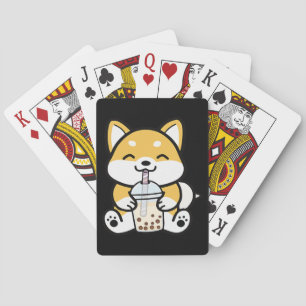 Boba Corgi, Corgi Boba, Boba Shiba, Shiba, Corgi Playing Cards
