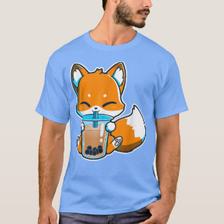 Boba Fo Drinking Kawaii Japanese Fo Boba Tea Bubbl T-Shirt
