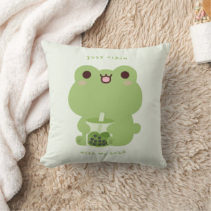 Boba Frog Cushion