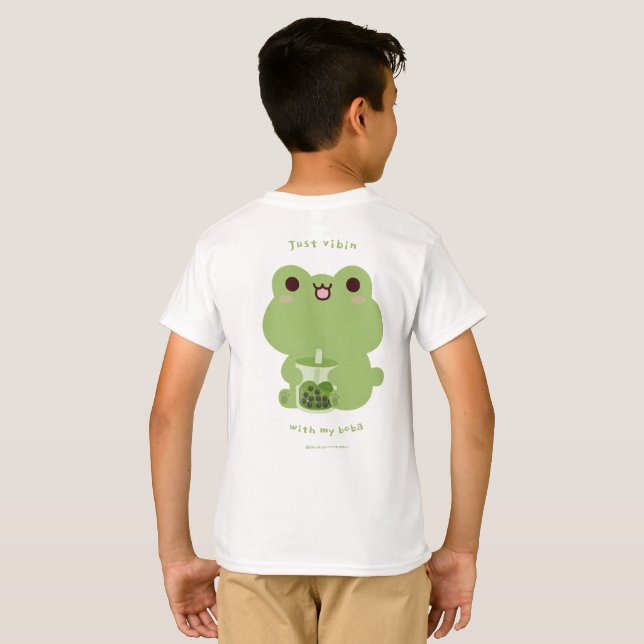 Boba Frog  T-Shirt (Back Full)