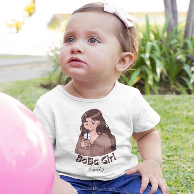  Boba Girl, boba tea bubble tea T-Shirt (Creator Uploaded)
