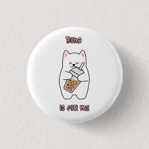 Boba Is For Me 3 Cm Round Badge