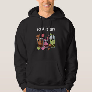 Boba is Life Bubble Tea BES-teas Kawaii Hoodie