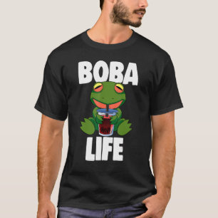 Boba Life Frog Women Love Boba Tea T-Shirt