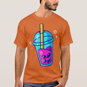 Boba Milk Tea Cartoon T-Shirt