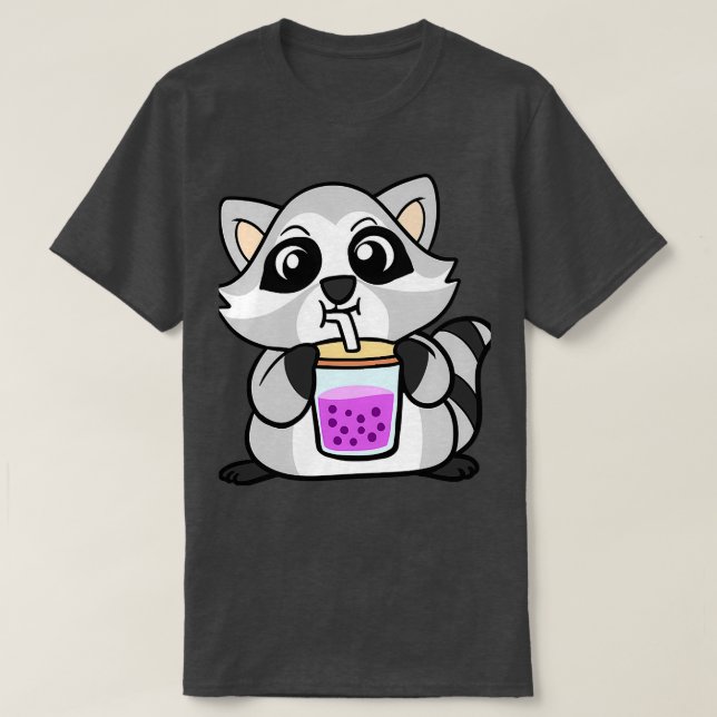 Boba Racoon T-Shirt (Design Front)