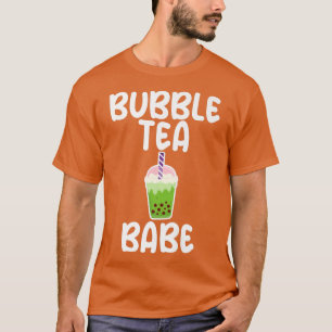 Boba Tea Babe Humour Joke for Bubble Tea Women Pre T-Shirt