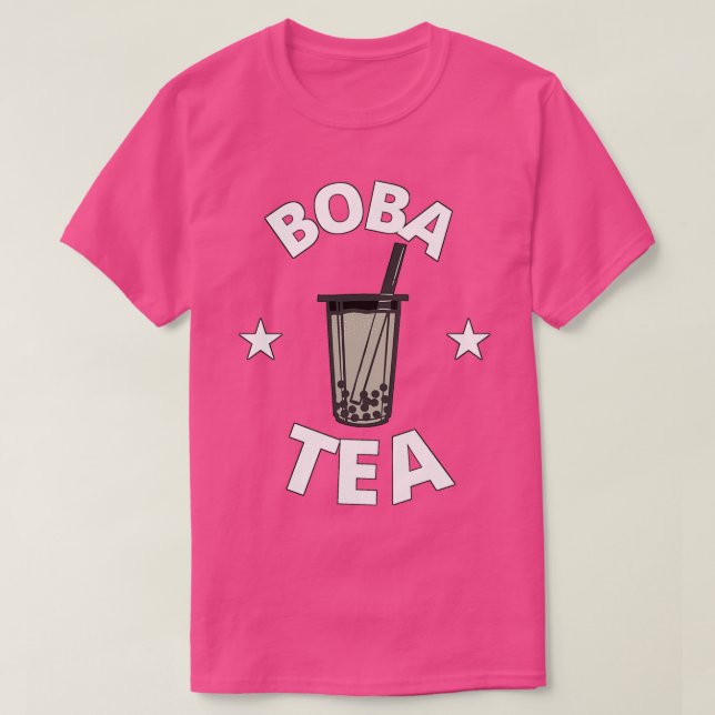 Boba tea black tea T-Shirt (Design Front)