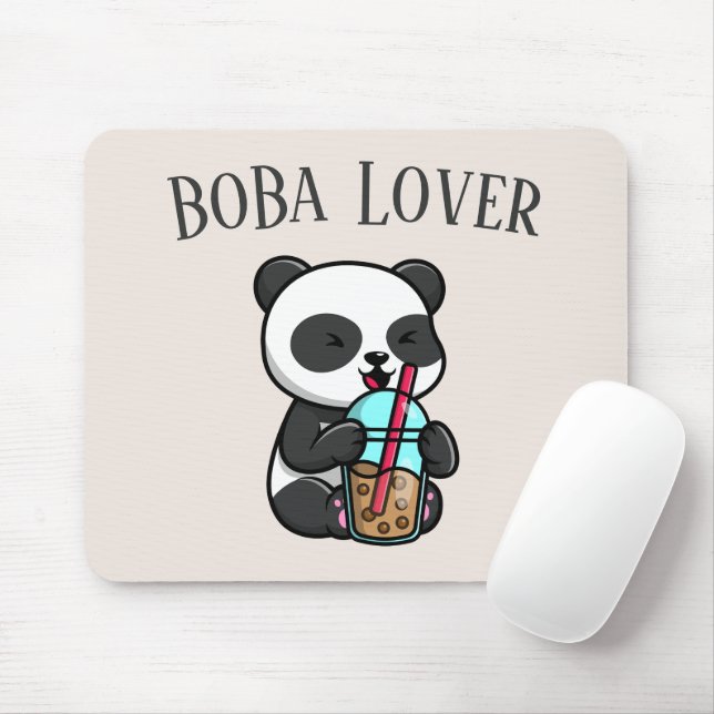 Boba Tea , Bubble milk tea Mouse Pad (With Mouse)