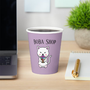 Boba Tea , Bubble milk tea Paper Cups