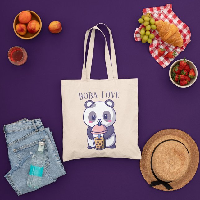 Boba Tea , Bubble milk tea Tote Bag (Creator Uploaded)