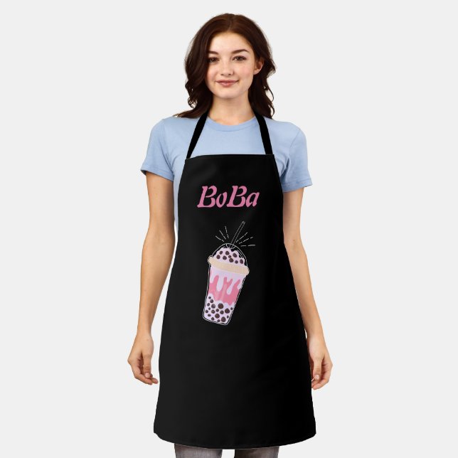 boba tea bubble tea  apron (Worn)
